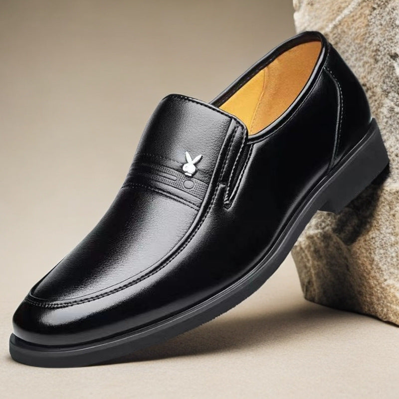 Men's Second Hair Business Real Soft Bottom Leather Shoes