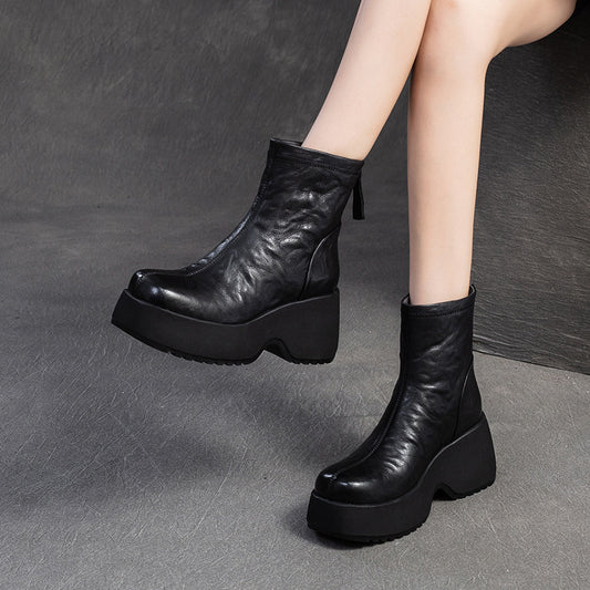 Women's & Men's Elevator Ankle European Goods Chelsea Hand-held Men's Shoes