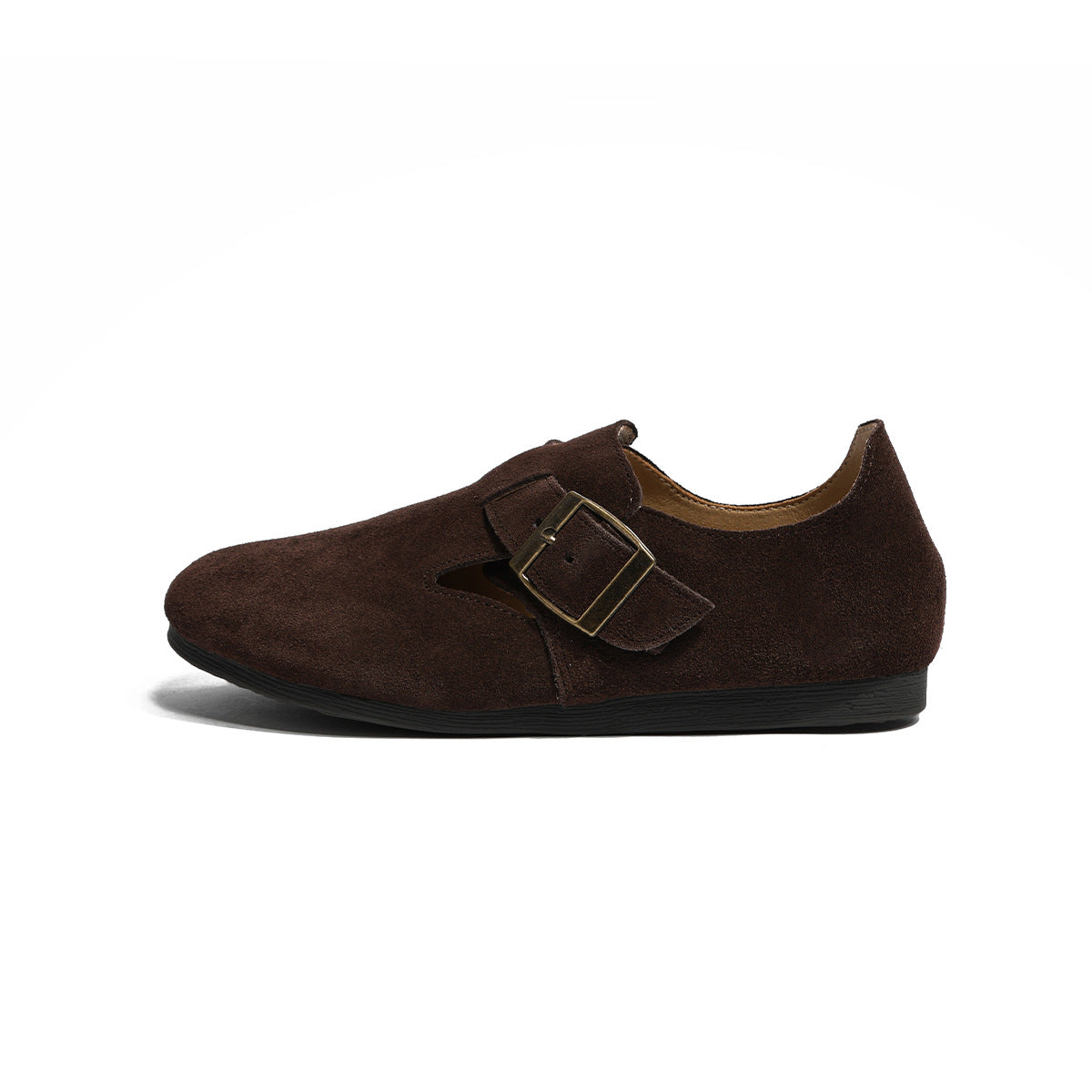 Women's Full Cowhide Retro With Two-step For Casual Shoes