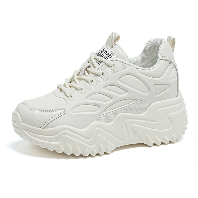 Women's Breathable Mesh Surface Dad Lightweight Platform Small Women's Sports Shoes
