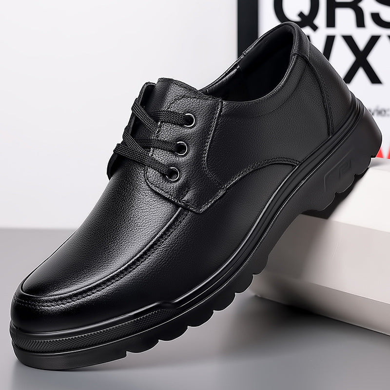 Men's Fashion Comfortable Elegant Business Platform Leather Shoes