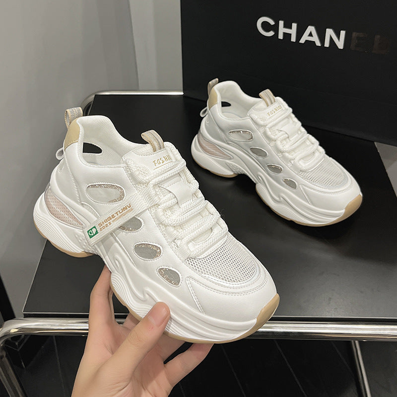 Women's Dad Summer Hollow Breathable Mesh Hole Sneakers