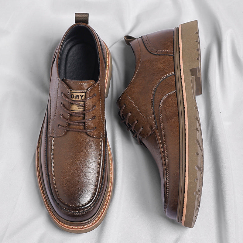 Men's Business Formal Wear British Style Soft Men's Casual Leather Shoes