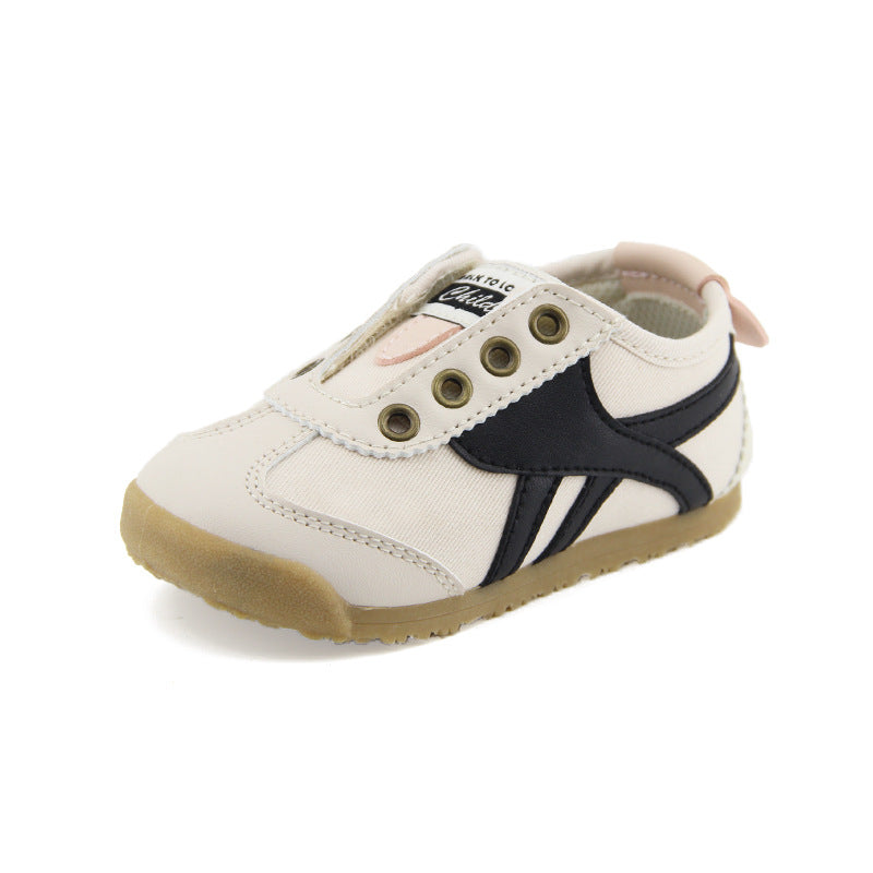Children's Autumn Soft Bottom Korean Style Velcro Kid's Sneakers