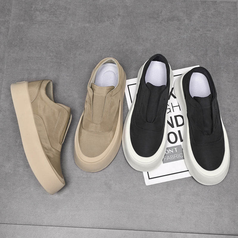 Men's Summer Breathable Cloth Chunky Trendy Versatile Canvas Shoes