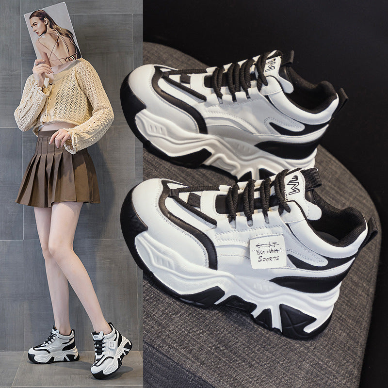 Women's Insole Dad Fashion Platform White Wedge Women's Shoes
