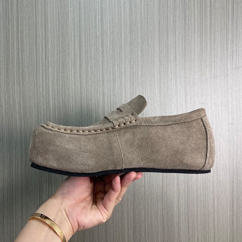 Men's Big Head All-inclusive Outer Wear Old Money Men's Casual Leather Shoes