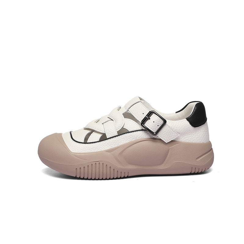 Women's Genuine Soft Bottom Summer Fashionable Breathable Casual Shoes