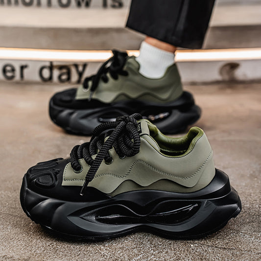Men's Dad Air Cushion Platform Height Increasing Sneakers