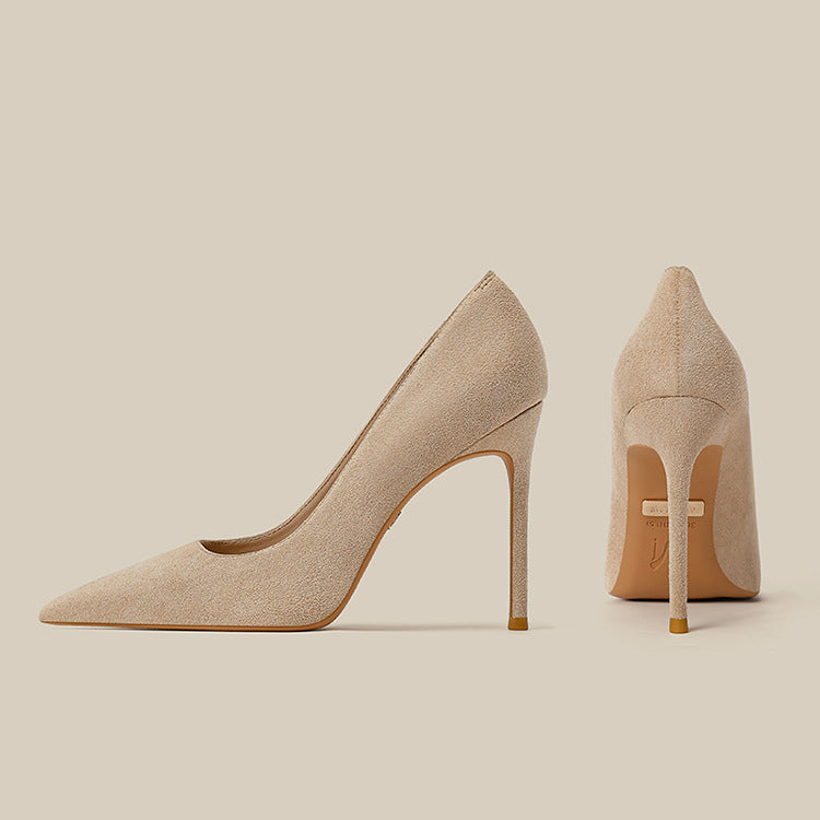 Women's Lady Like Woman Stiletto Man Attracted Black Heels