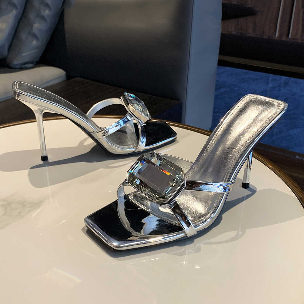Women's Open Toe Outer Wear Summer Square Heels