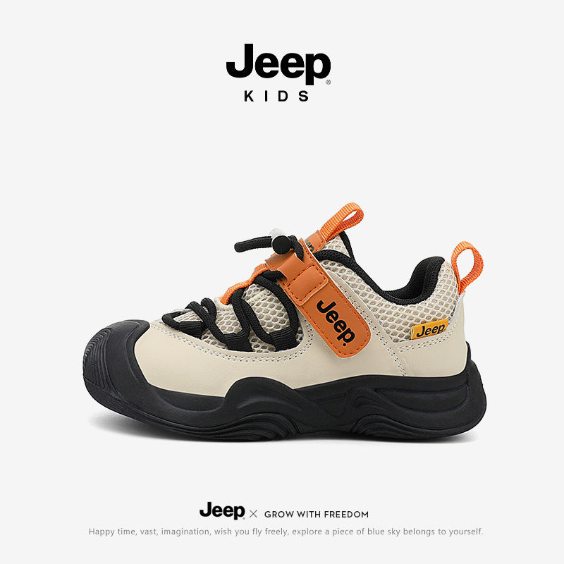 Children's Boys Mesh Surface Soft Bottom Spring Casual Shoes