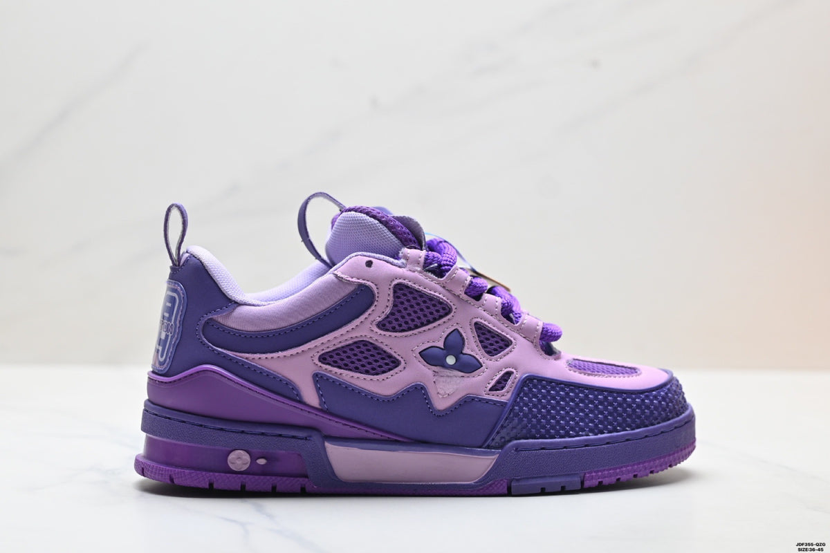 Women's & Men's Moving Retro Couple White Fashionable Market Men's Board Shoes