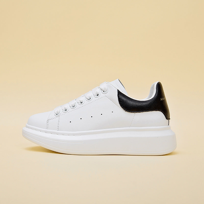 Platform White Small Fashion Trend Retro Casual Shoes