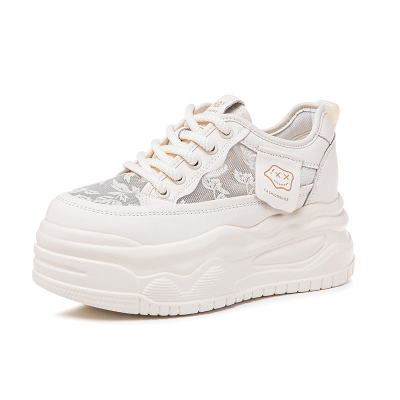 Breathable Leisure Platform Thick Bottom Hidden Casual Shoes