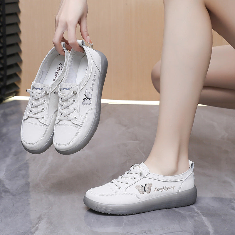 Women's Pumps Beef Tendon Soft Bottom Slip-on Walking Casual Shoes