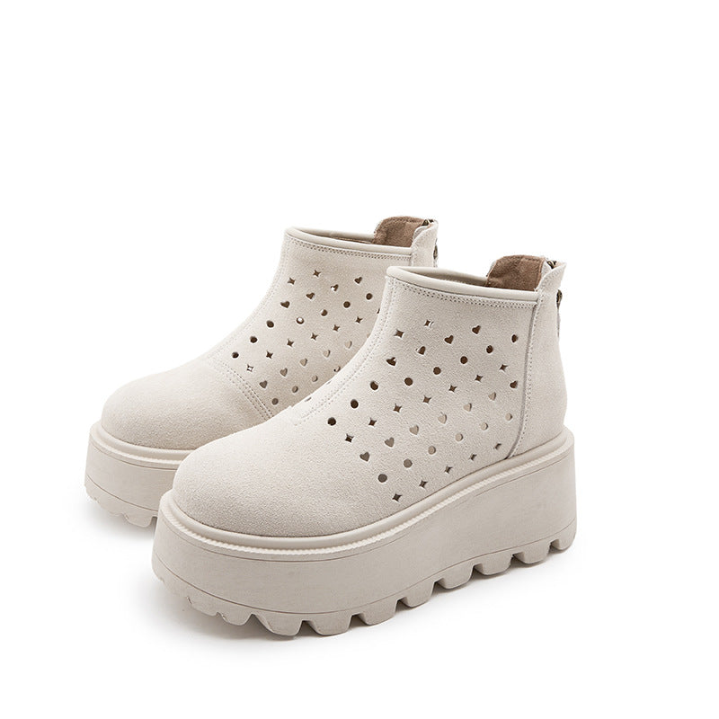 Women's Bottom Increased Slip-on Smoke Pipe Summer Muffin Sandals