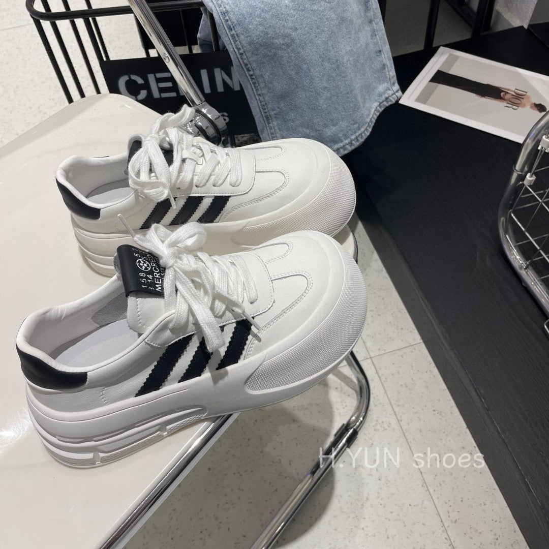 Women's Spring Thick Sole Height Increasing With Sneakers