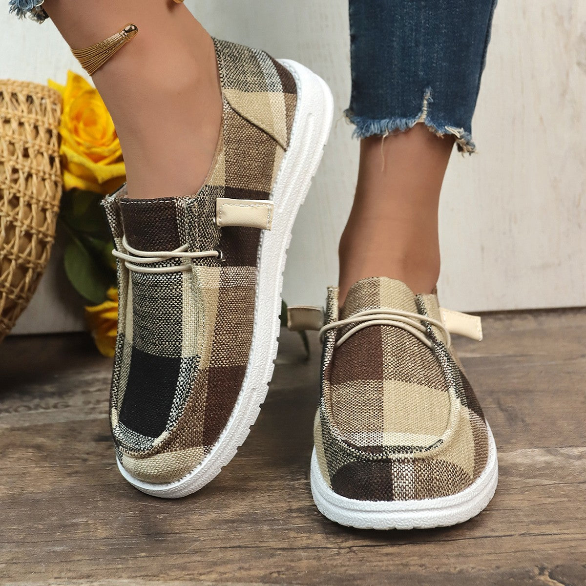 Women's Comfort Flat Slip-on Lofter Boat Plus Casual Shoes