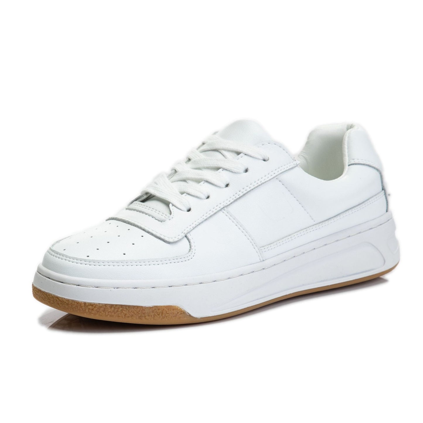 Women's Spring Genuine Flat-heeled Platform Korean Style Sneakers
