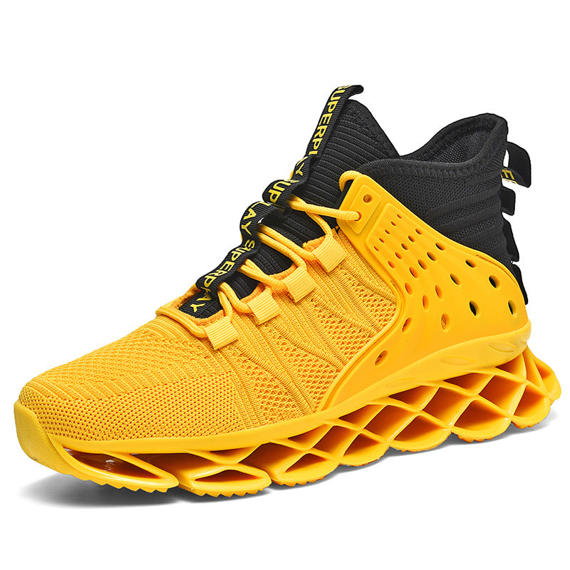 Men's Blade Basketball Running Plus Size Mesh Sneakers