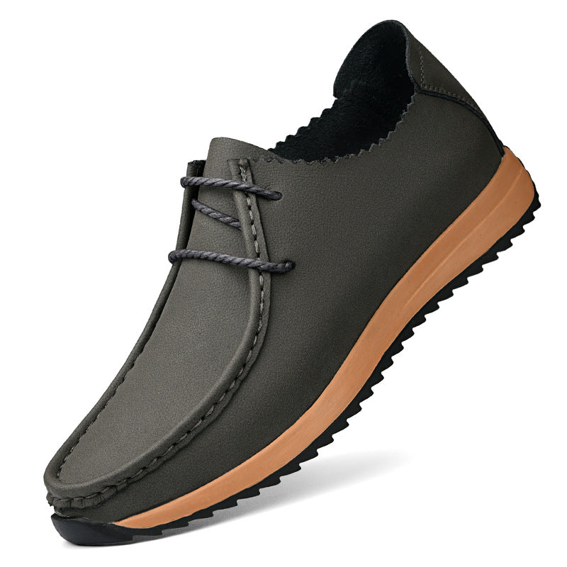 Men's British Plus Size Invisible Height Increasing Men's Shoes