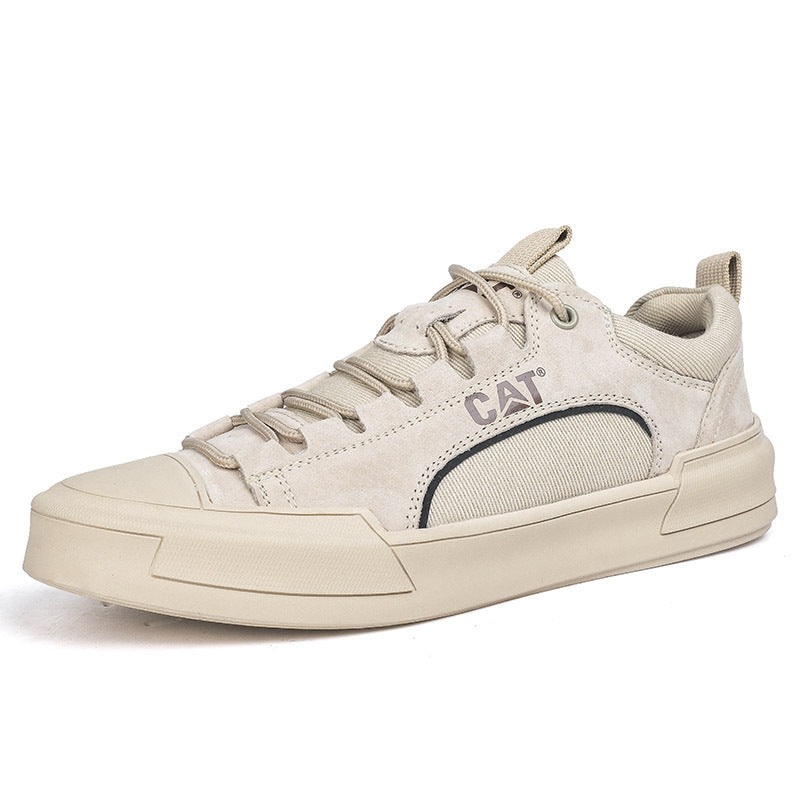 Women's & Men's Breathable Mesh Pigskin Top Layer Popular Men's Board Shoes