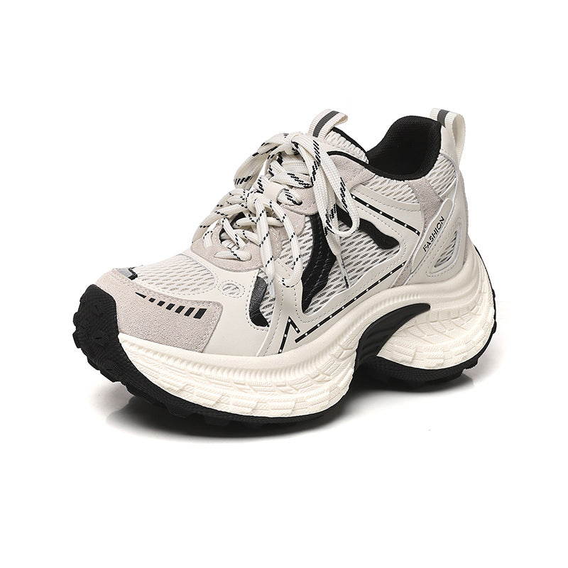 Women's Sports Leisure Dad Platform Breathable Lightweight Women's Casual Shoes