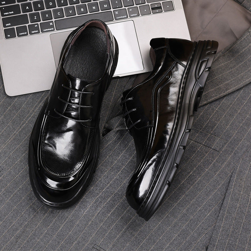 Men's First Layer Cowhide British Style Genuine Men's Shoes