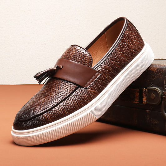 Men's British Style Slip-on Tassel Versatile Fashion Loafers