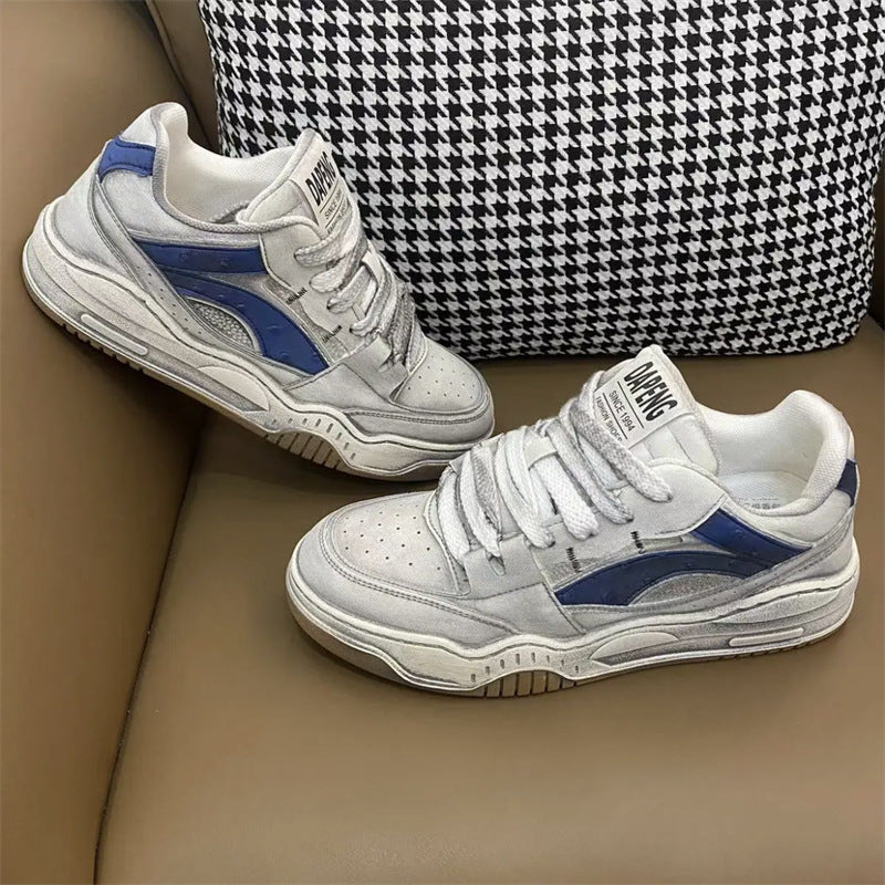 Autumn Retro Distressed Lightweight Breathable Fashion Sneakers