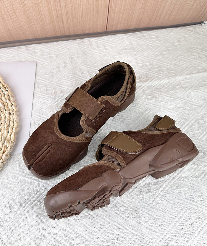 Women's Jane Summer Velcro Split Toe Ninja Casual Shoes