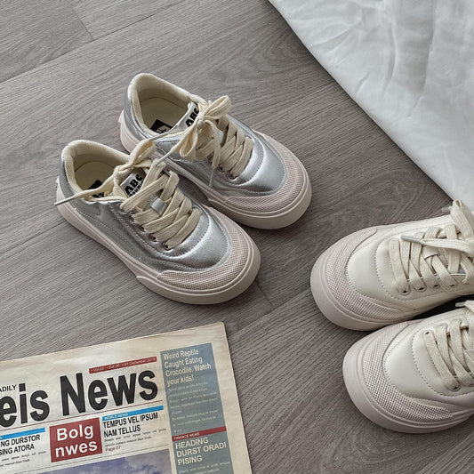 Children's Top Middle Big Korean Style Soft Kid's Sneakers