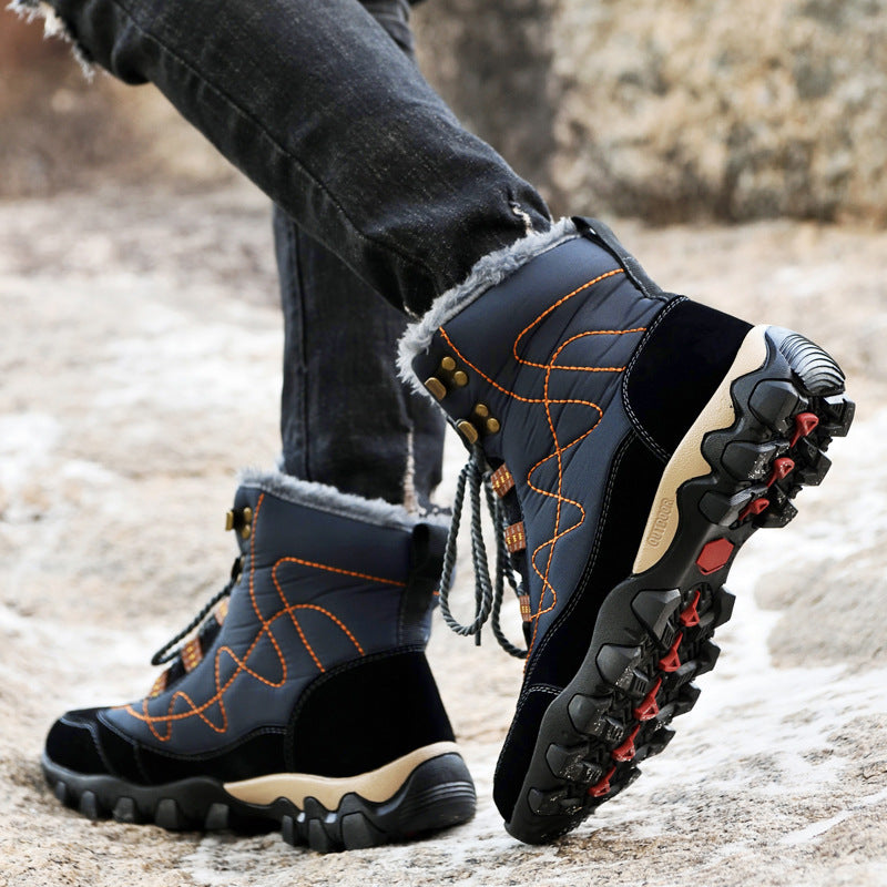 Men's Winter Veet Warm Cotton Thickened Northeast Snow Boots