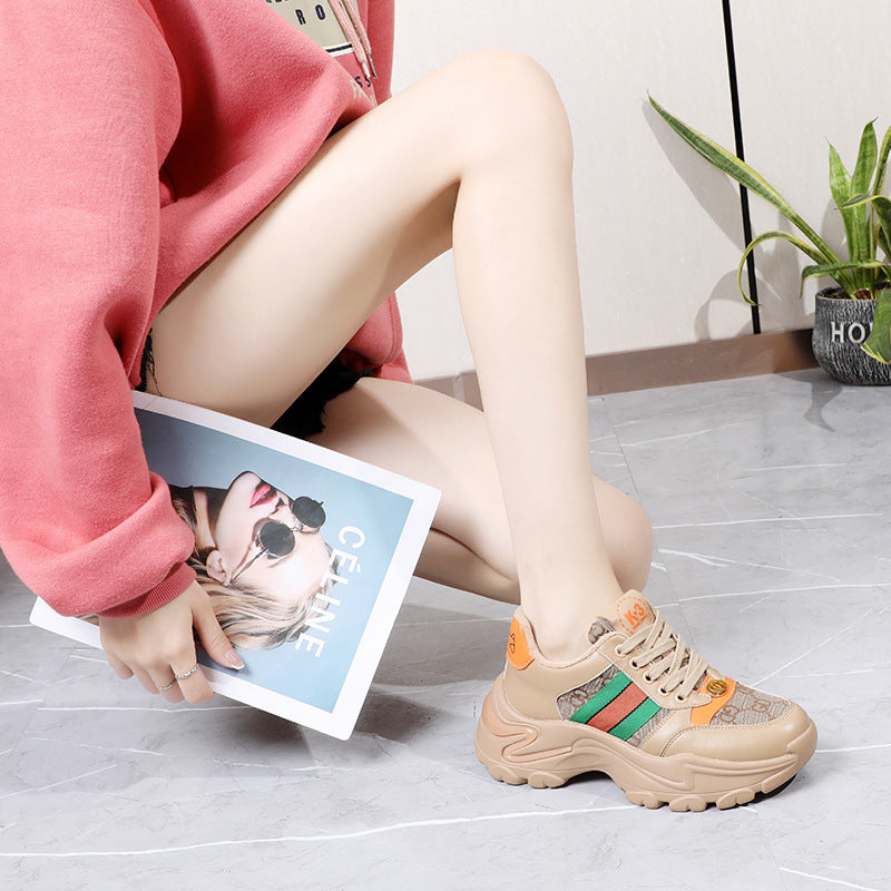 Women's Platform Dad European Goods Genuine Fashion Casual Shoes