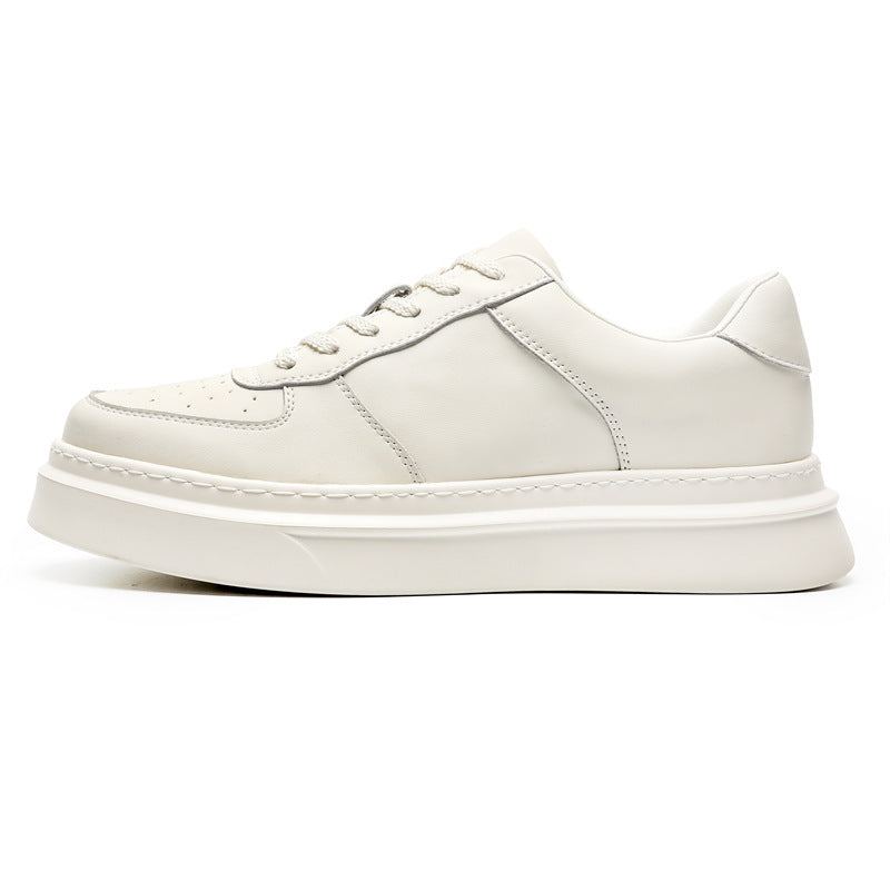 Men's Air Force Niche Platform White Sports Sneakers