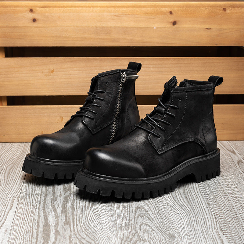 Men's Martin Veet Warm Thick Sole Increased Worker Boots