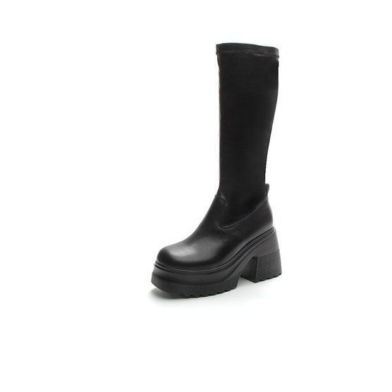 Women's High Small Stretch Thin Height Increase Boots