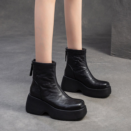Women's & Men's Elevator Ankle European Goods Chelsea Hand-held Men's Shoes