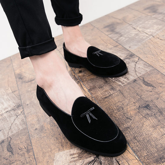 Men's Spring Vintage Flat Bottom Slip On Loafers