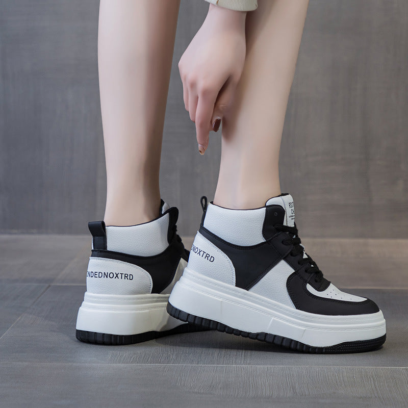 Women's Bottom Round Toe Stitching Single Lining Women's Casual Shoes
