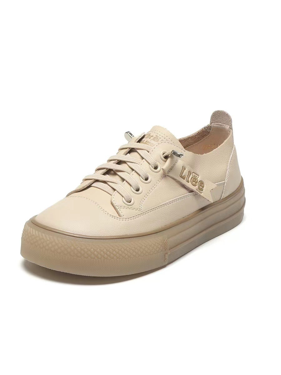 Women's Cowhide Beef Tendon Flat Slip-on Fashion Women's Sports Shoes