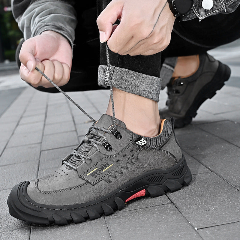 Men's Autumn Plus Size Outdoor Climbing Genuine Casual Shoes