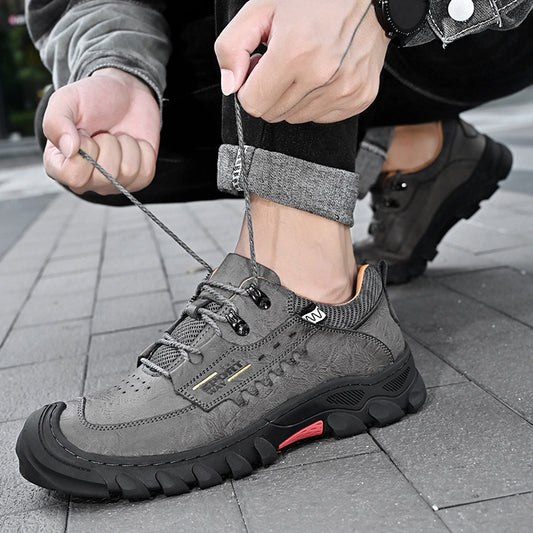 Men's Autumn Plus Size Outdoor Climbing Genuine Casual Shoes