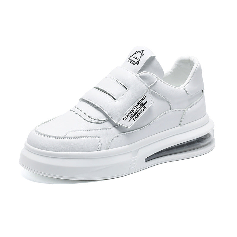 Men's Board Fashion Air Cushion White Platform Sneakers