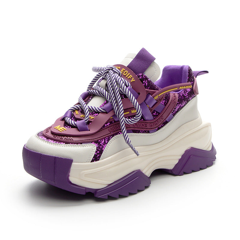 Women's Genuine Trendy Dad Thick Bottom Spring Sneakers