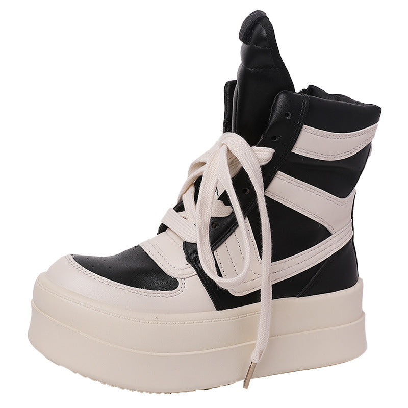 Women's Design Height Increasing Sports Short Thick Boots