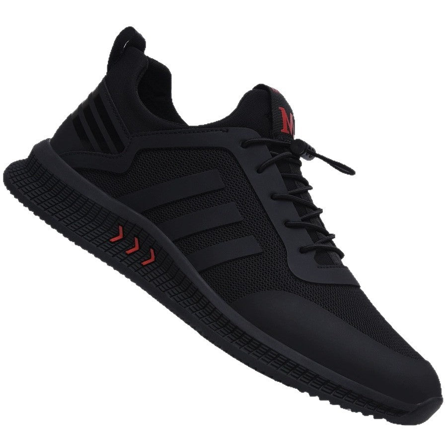 Men's Trendy Mesh Breathable Black Summer Men's Casual Shoes