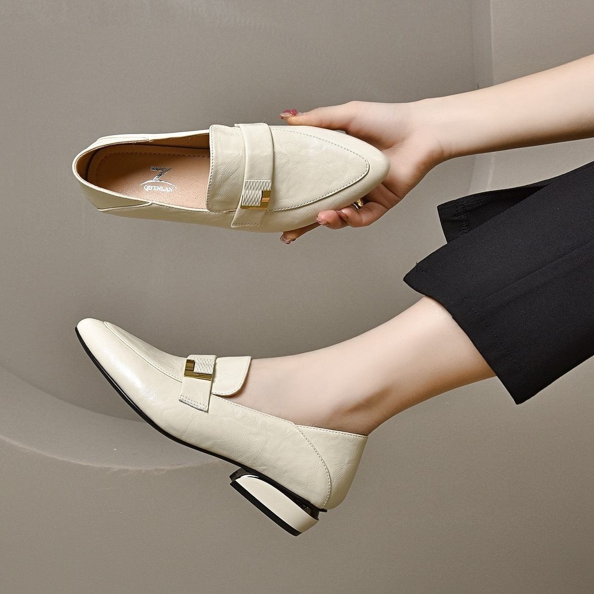 Women's & Men's Pedal Chunky Deep Mouth Mid Soft Men's Shoes