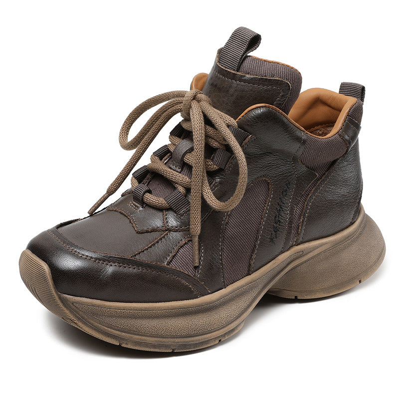 Women's Thick Bottom Sports Dad Light Luxury Sneakers